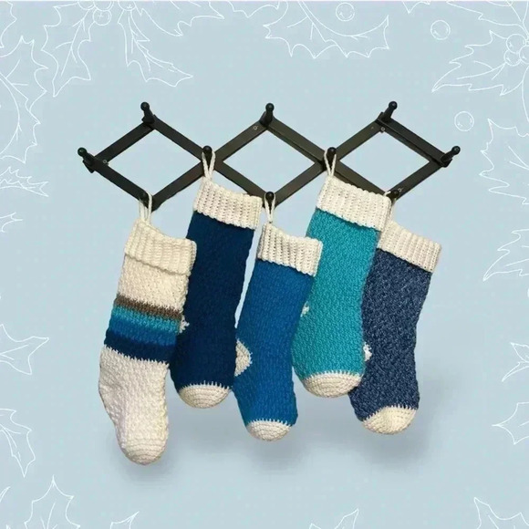 Coastal Beach‎ Ocean Nautical Theme Christmas Stockings - Handmade Stockings - Picture 2 of 11